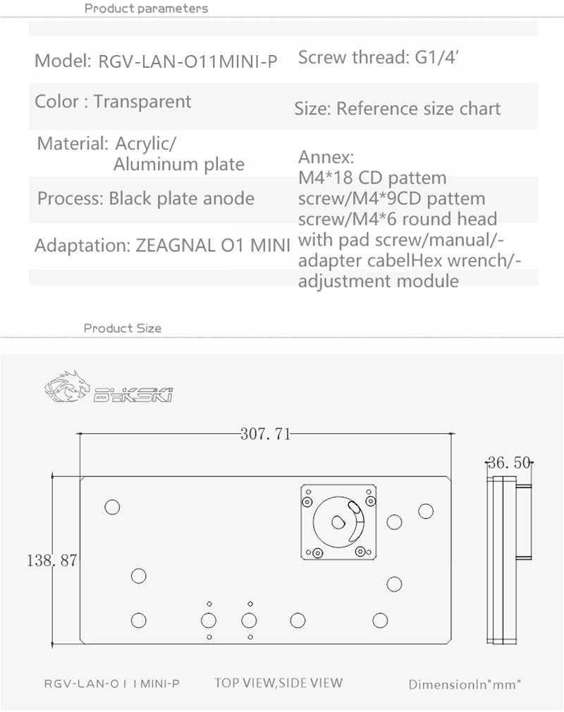 BYKSKI Water Cooling System Wa - đánh giá và giá Distro Plate Ddc Pump Combo