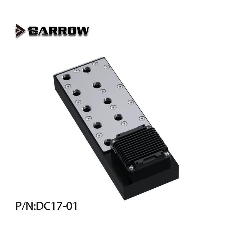 Barrow DC17-01 Stainless Steel - đánh giá và giá Integrated Pump Reservoir Distro Plate