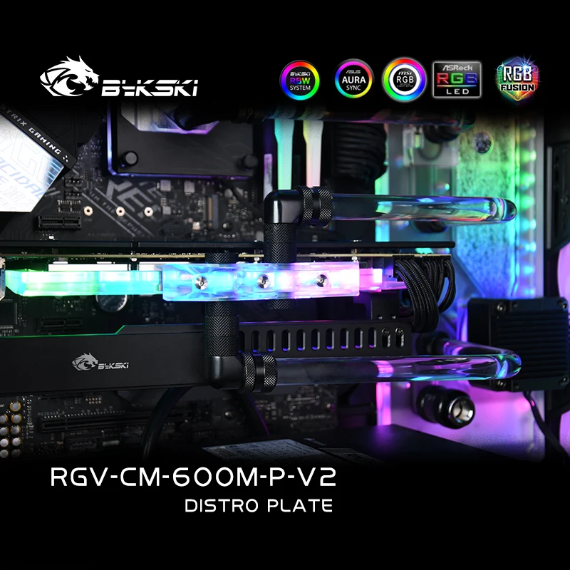 Bykski Acrylic Distro Plate /  - đánh giá và giá Distro Plate Ddc Pump Combo